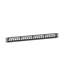 Рамка наборная 19" патч-панели, для 24xSTP KeyStone, 1U
