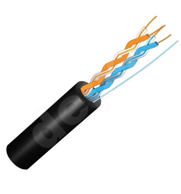 Кабель вита пара FinMark UTP 2P 24AWG зовнішній 500 м