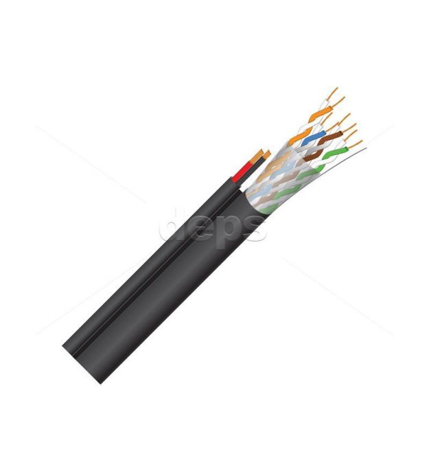 Кабель вита пара FinMark UTP CAT5e 4P 24AWG-2x0.75 power 305 м зовнішній