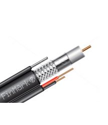 Абонентський коаксіальний кабель FinMark F5967BVMcu-2x0.75 POWER з додатковими струмоведучими провідниками