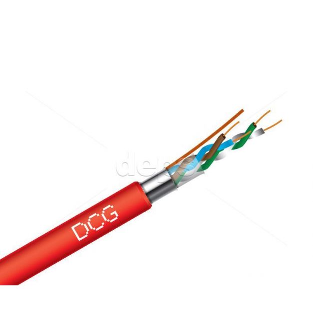 Сигнальний кабель DCG Fire Alarm Cable J-Y(St)H 2x2x0.80mm BC F