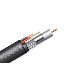 Абонентський коаксіальний кабель FinMark F690BV-2x0.75 POWER РVС з додатковими струмоведучими провідниками