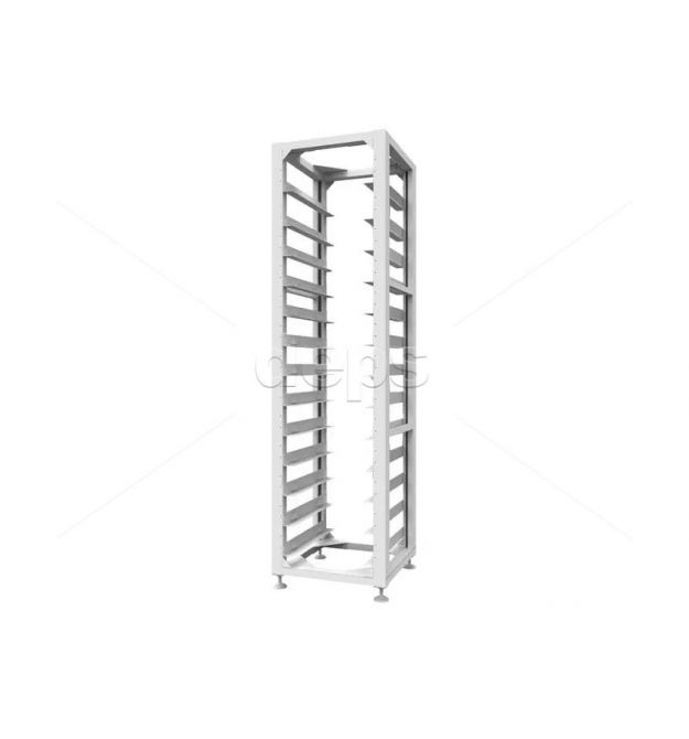 Стійка 19" Deye 3U-HRACK на 12 акумуляторних блоків та 1 блок керування кластером