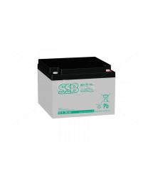 AGM cвинцево-кислотний акумулятор SSB SBL 26-12I (12V 26Ah)