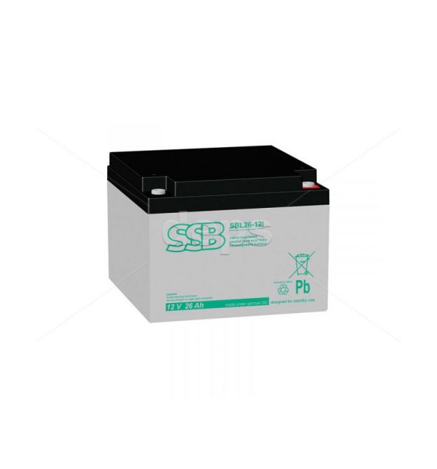 AGM cвинцево-кислотний акумулятор SSB SBL 26-12I (12V 26Ah)