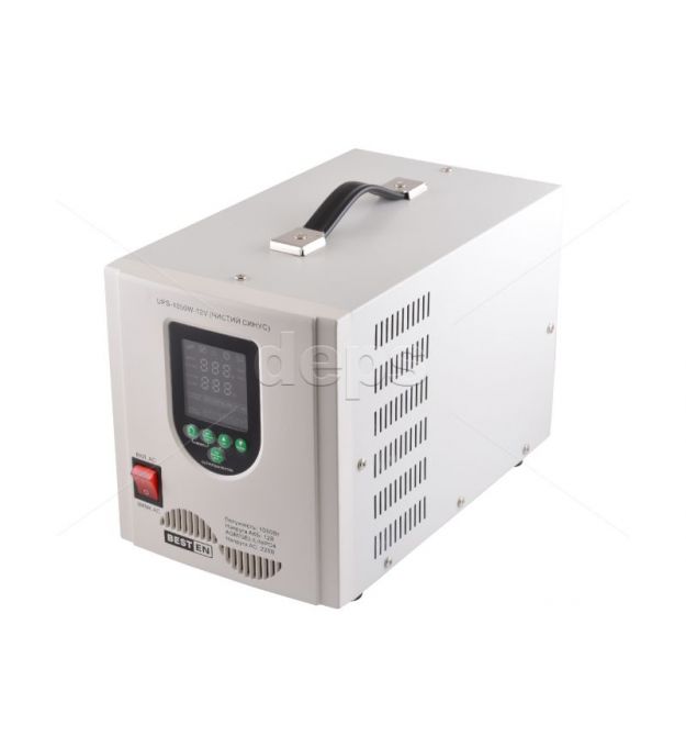 ДБЖ BestEn UPS-1050W-12V (AGM-GEL-LifePO4) (1050 Вт, 12В зовнішня батарея AGM-GEL-LifePO4, макс. струм заряду 30A)