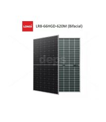 Сонячна панель Longi LR8-66HGD-615M (615W, Bifacial, HPDC, silver frame)