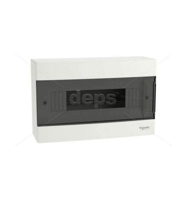 Щит пластиковий Easy9 EU, навісний, 1 ряд 12 модулів, димчасті двері, Schneider Electric EZ9EUC112