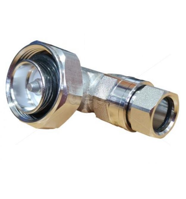 Роз'єм (гніздо) фідерний кутовий Hengxin Technology 7-16MA-1-2”L