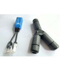 Вуличний RJ-45 мультіплексер-1-2 комплект (POE Pin 12-36)