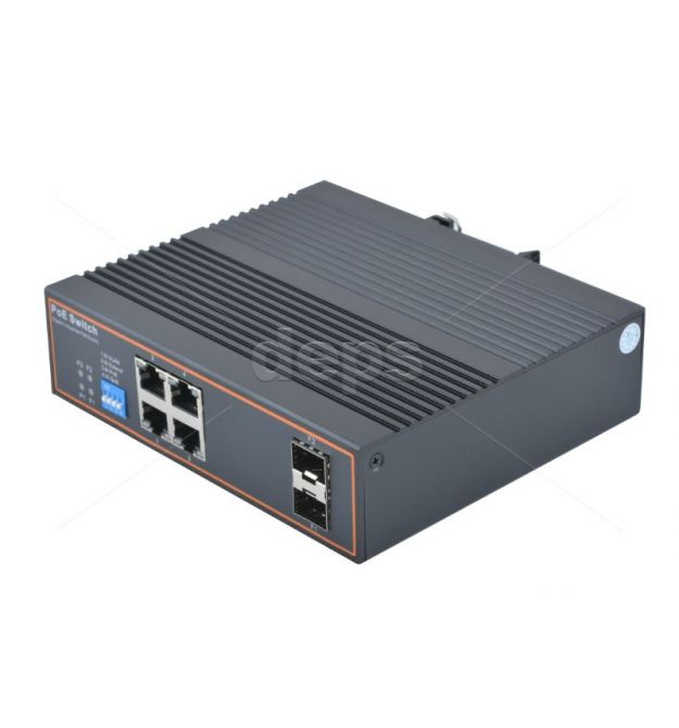 POE Watchdog промисловий комутатор FoxGate S6004G-S2-I-AI POE (v2)