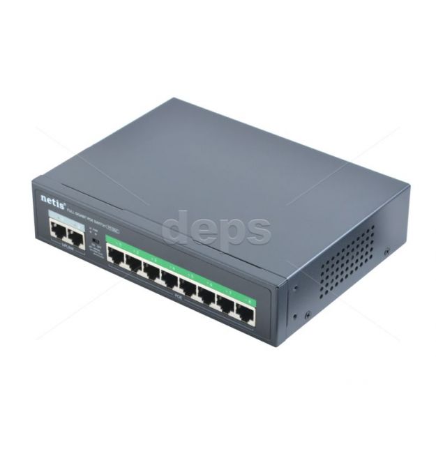 POE Watchdog комутатор Netis P110GC [GE POE: 8, GE UL: 2xRJ-45]