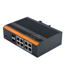 Керований промисловий POE комутатор FoxGate S6108G-S2-I-W POE [GE: 8 x RJ-45 PoE + 2 х SFP]