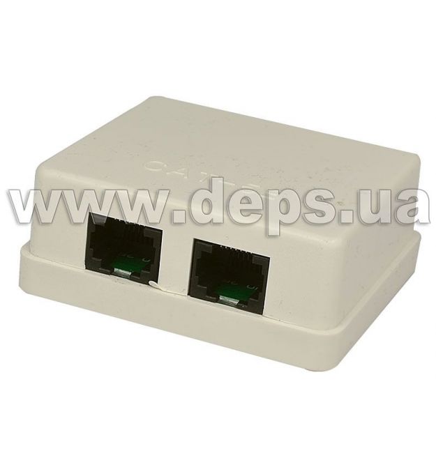 Розетка RJ-45 зовнішня двохпортова Cor-X UC-2208B
