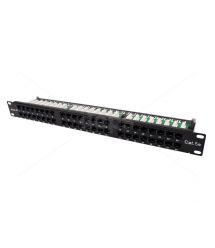 Патч-панель Cor-X 19” 1U 48 портів RJ45 Cat 5E