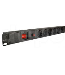 Блок мережевих розеток PDU19-6E-LSP