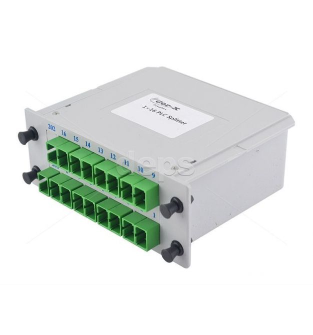 Оптичні корпусні дільники (DIN-LGX) Coupler PLC-1×16-3-SC-APC