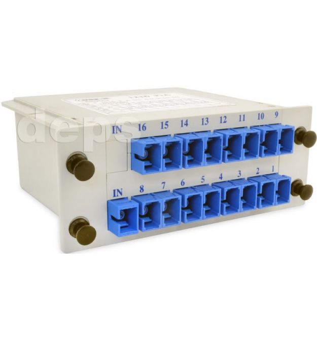 Оптичні корпусні дільники (DIN-LGX) Coupler PLC-1×16-3-SC-UPC