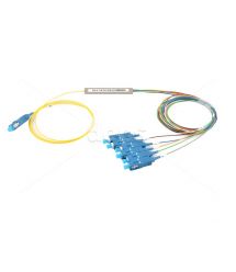Оптичні дільники PLC 1×6 UPC (міні-корпус)