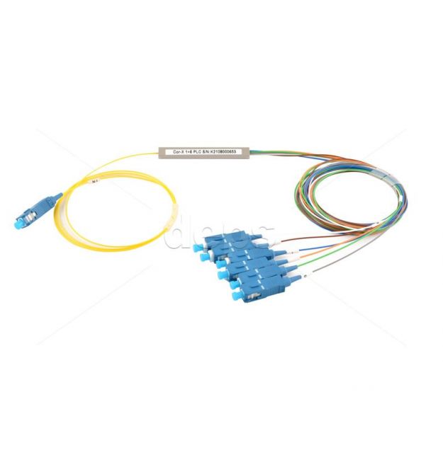 Оптичні дільники PLC 1×6 UPC (міні-корпус)