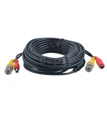 Кабель BNC+DC для підключення AHD-CVI-TVI-CVBS-камер 10 м (чорний)