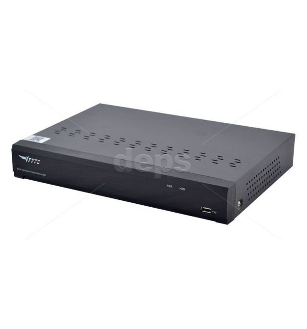 Відеореєстратор Tyto N1L-04 NVR [4 кан-запис до 8МП, вх.потік: 50Мб-c, 1xHDD до 8ТБ, HDMI 4K]