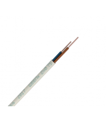 Кабель Одескабель ШВВПн 2х0,75 білий, бухта 100м