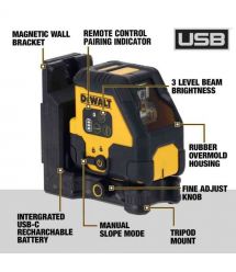 Рівень лазерний лінійний DeWALT DCLE14201RB