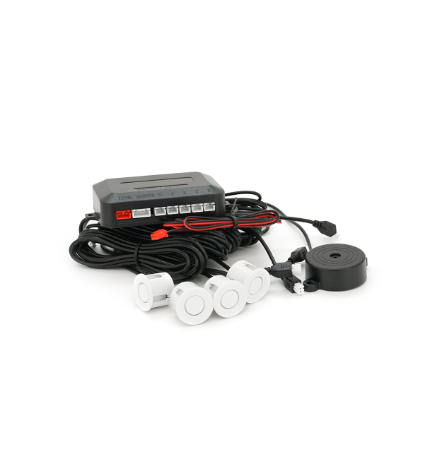 Parking sensors with 4 sensors, White