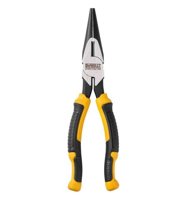 Плоскогубці LASER HARDENED довжиною 200 мм з подовженими губками DeWALT DWHT82798-0