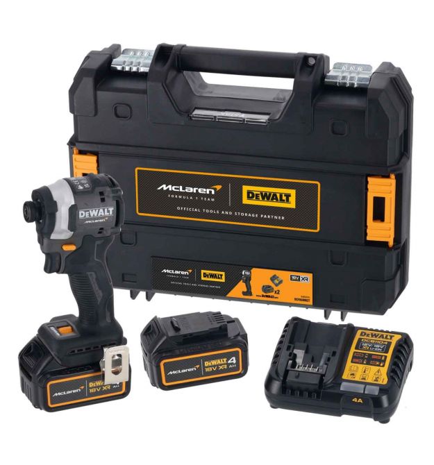 Шуруповёрт ударный McLaren F1 TEAM LIMITED EDITION DeWALT DCF85MM2T