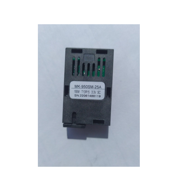 Оптичний модуль MK-950SM-25A одноволоконний, для ремонтної плати медіаконвертера Tx - Rx(43030), під паяння, 155M Tx1310 - Rx155