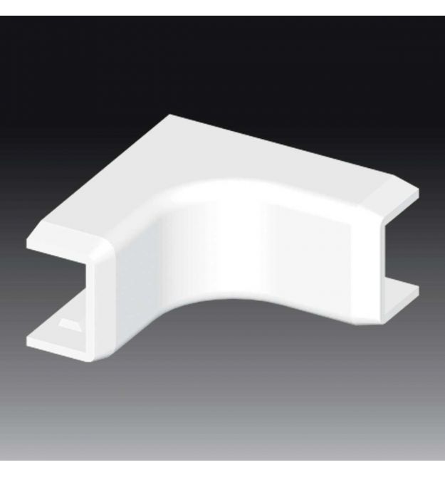 Внутрішній кут до LH 15х10 білого кольору Серія LH ПВХ