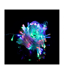 Гірлянда 100LED (Діод) Mix Color, 10 метрів, 8 режимів, прозора ізоляція