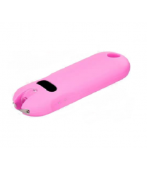 Ліхтар-відлякувач ручний BAILONG X-Balog TW-1806P. LED, струм 8000KV, 130W, Li-ion вбудований 4 000 mAh, Pink, IP44, USB, 100х37