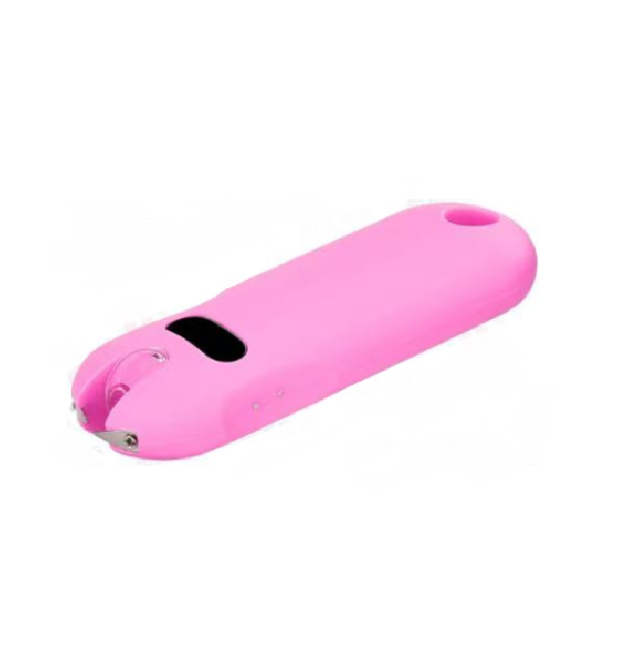 Ліхтар-відлякувач ручний BAILONG X-Balog TW-1806P. LED, струм 8000KV, 130W, Li-ion вбудований 4 000 mAh, Pink, IP44, USB, 100х37