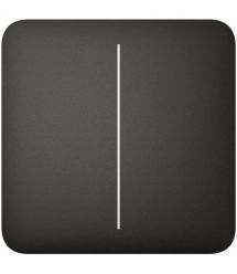 Кнопка Ajax SoloButton (2-gang) [55] black двуклавишного выключателя