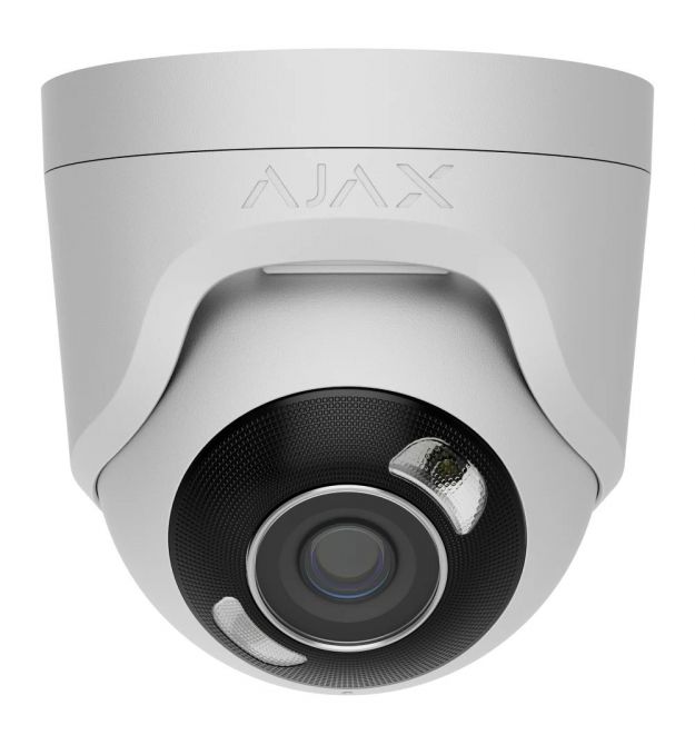 IP видеокамера Ajax TurretCam HL (8 Mp/4 mm) white