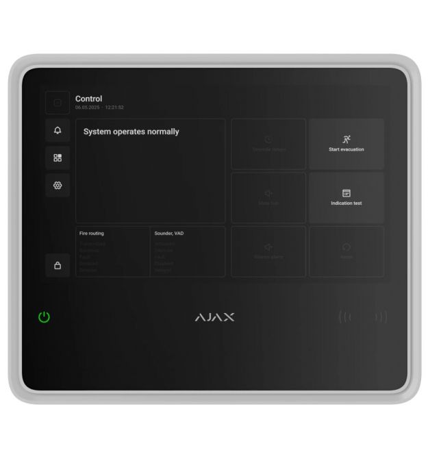 Пожарная централь Ajax EN54 Fire Hub white
