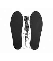 Устілки з підігрівом від USB, 3 режими, живлення від зовнішнього акумулятора (у комплект не входить), р.36-44, чорні