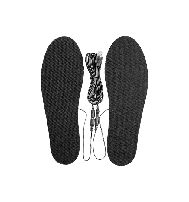 Устілки з підігрівом від USB, 3 режими, живлення від зовнішнього акумулятора (у комплект не входить), р.36-44, чорні