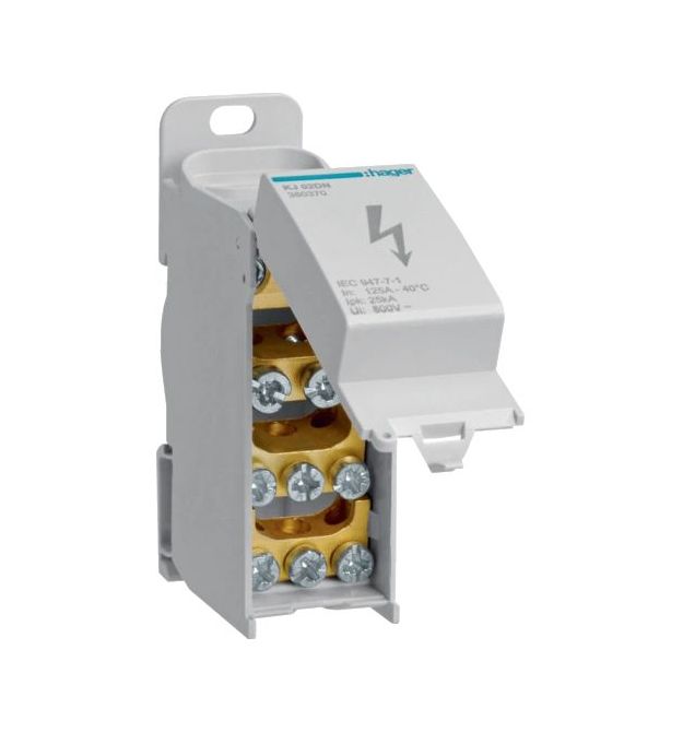 Блок разветвляющий Hager KJ02DN 125А