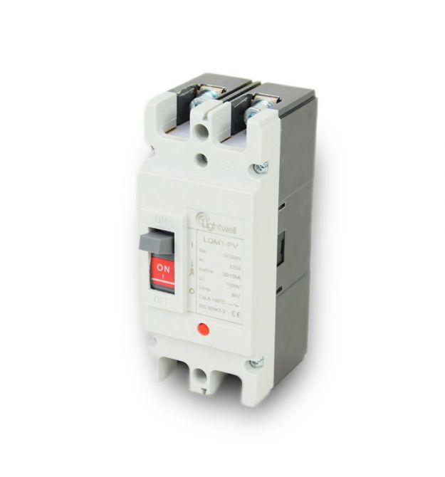 Автомат DC MCCB LQM1-125Z/2P/63-125A DC500V 125A