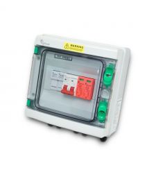 Сонячна PV розподільна коробка LQX1/1DC500VB1-1532-PG, DC 500В 1 вхід 1 вихід, з блискавкозахистом