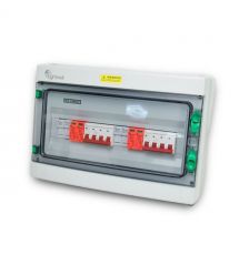 Сонячна PV розподільна коробка LQX2/2DC1000VB1-1532-PG, DC 1000В 2 входи 2 виходи, з блискавкозахистом
