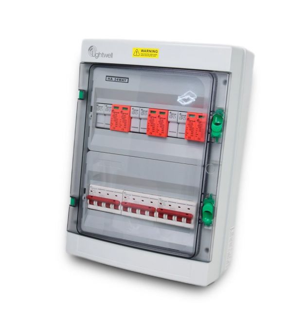 Сонячна PV розподільна коробка LQX3/3DC1000VB1-1532-PG, DC 1000В 3 входи 3 виходи, з блискавкозахистом