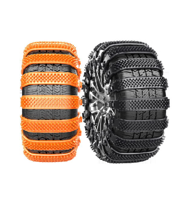 Стяжки протиковзкі автомобільні, шиповані, до -50С, Black