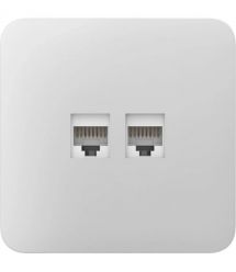 Фронтальная панель Ajax SoloCover (LAN), Біла