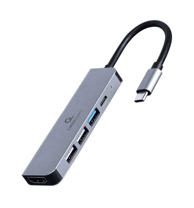 Док станция Cablexpert A-CM-COMBO5-03 USB-C 5-в-1