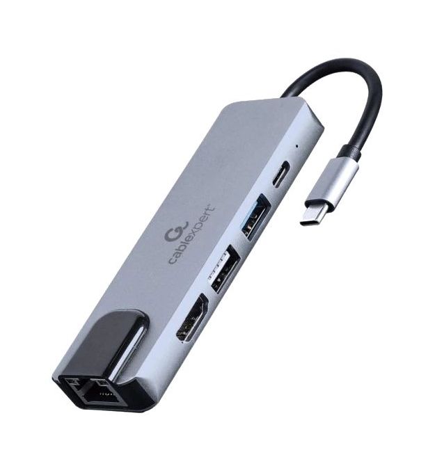 Док станция Cablexpert A-CM-COMBO5-04 USB-C 5-в-1